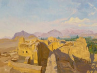 Ricardo Wiesse. Palacio de Taurichumbi, óleo sobre tela, 100 x 200 cms. 2010